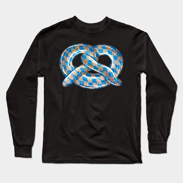 Oktoberfest Bavarian Pretzel Long Sleeve T-Shirt by andzoo